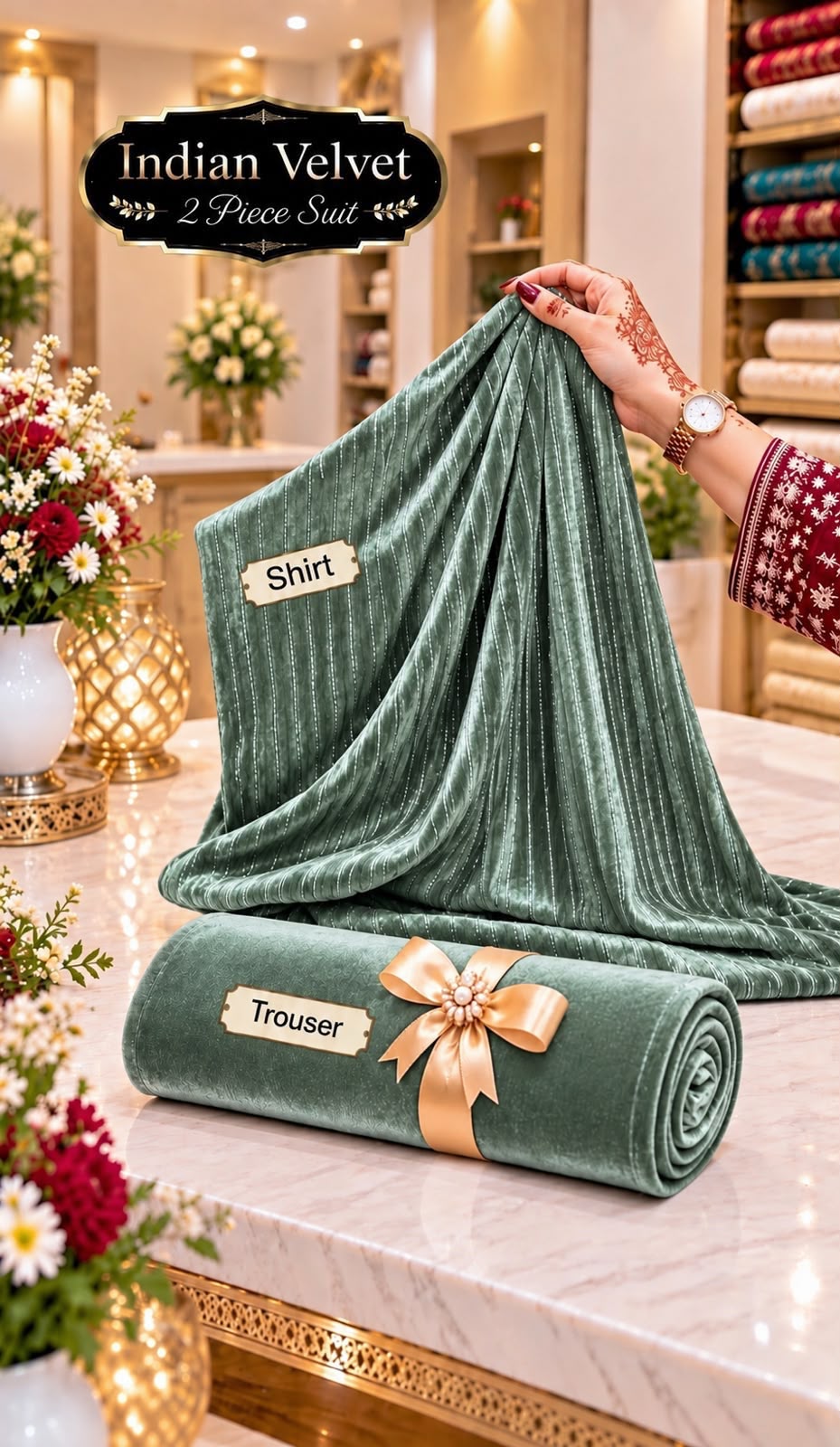 Indian Velvet 2PC