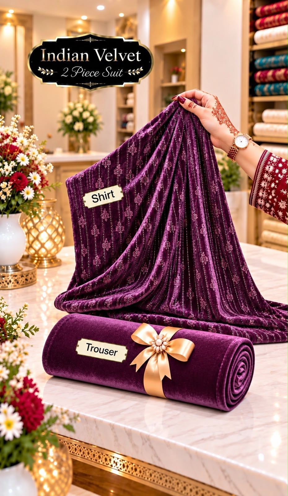 Indian Velvet 2PC