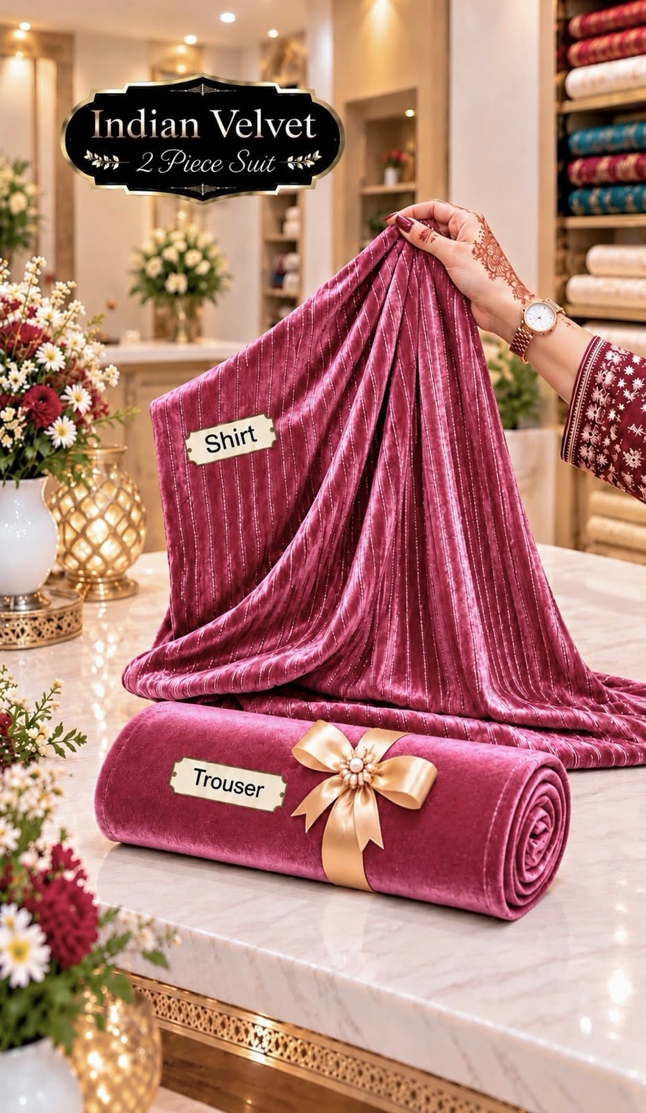 Indian Velvet 2PC