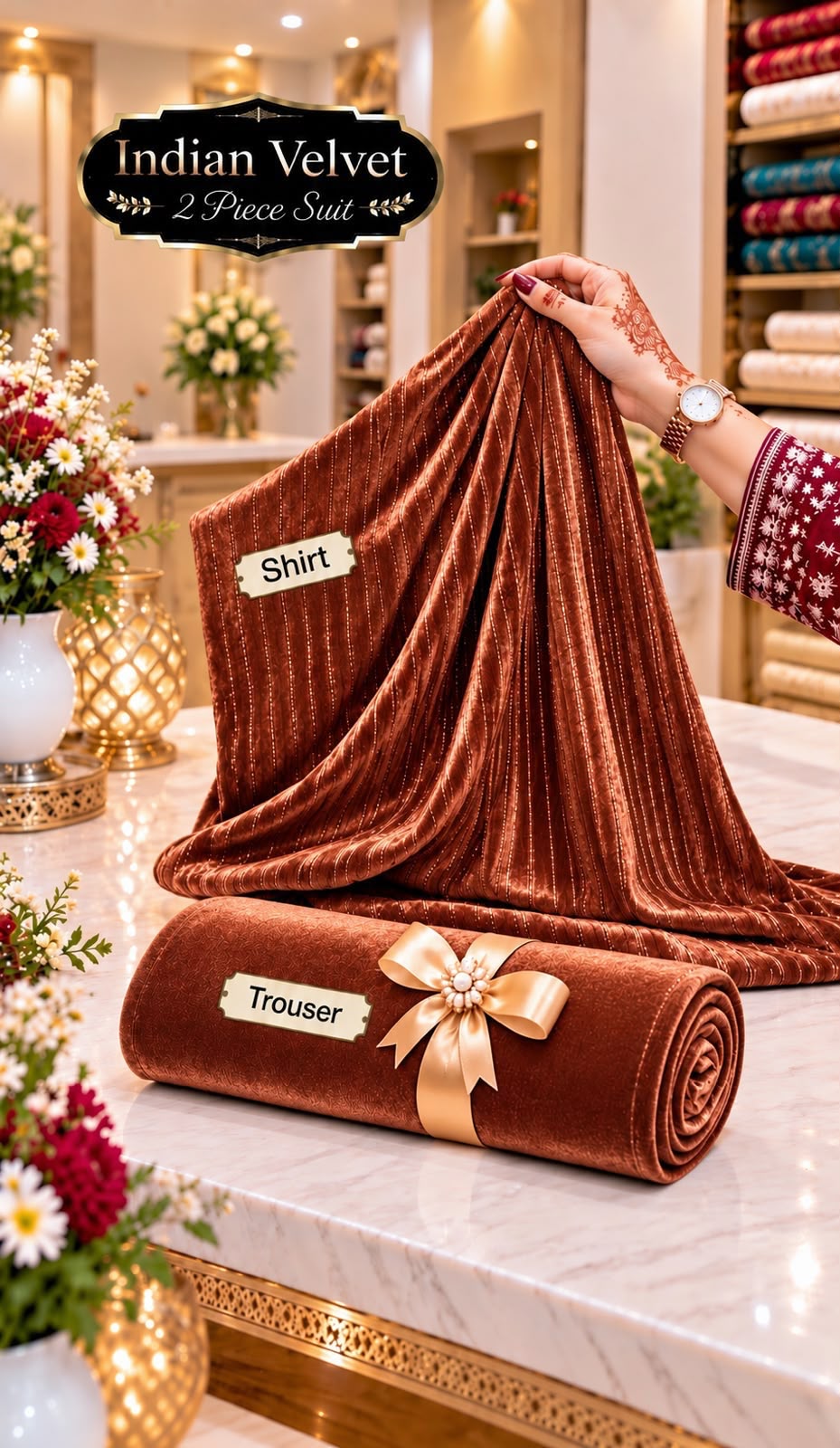 Indian Velvet 2PC