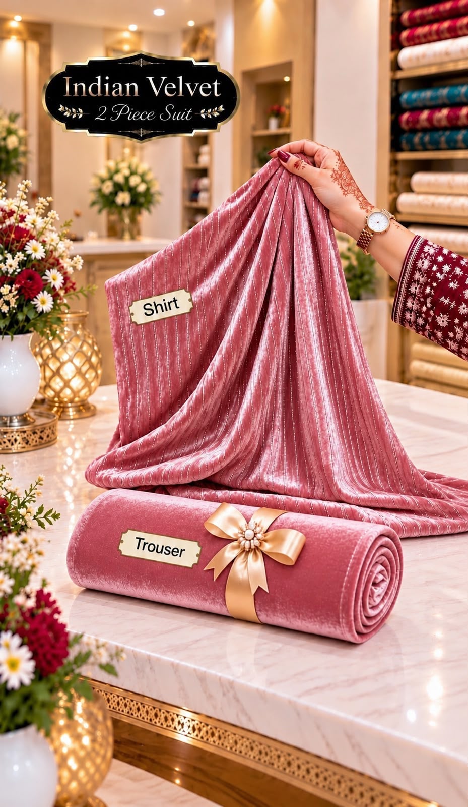 Indian Velvet 2PC
