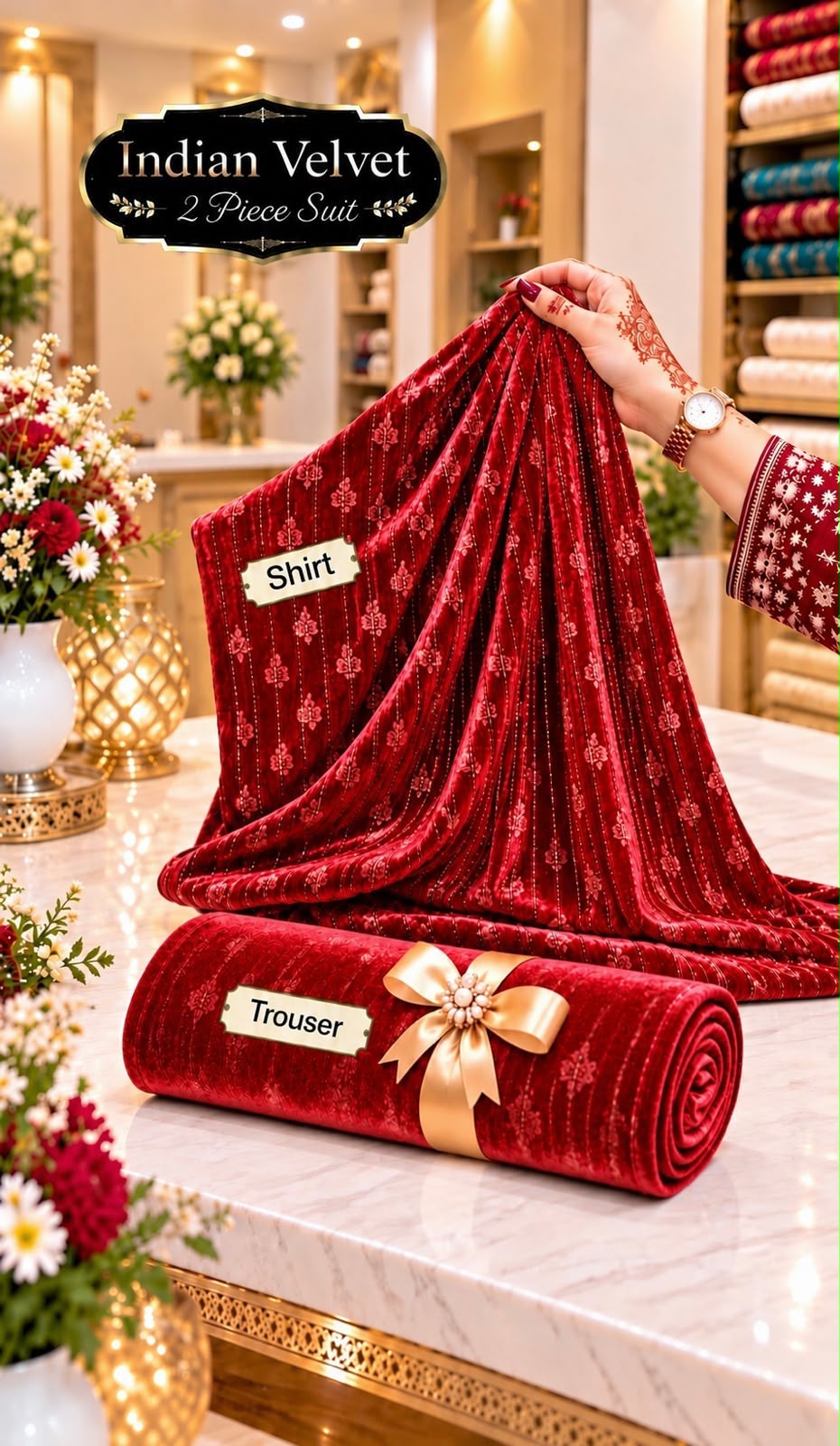 Indian Velvet 2PC